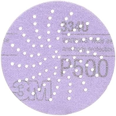 3M Cubitron II Hookit Clean Sanding Abrasive Disc 31465, 3 in, 500+ Grade