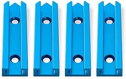 POWERTEC 71698 3" T-Track Intersection Kit with Predrilled Mounting Holes, For Universal T track, T Track Accessories for Woodworking Jigs and Fixtures