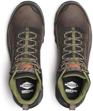 Merrell Mens Dark Taupe Moab Speed 2.0 Mid Composite Toe WPSR Hiker