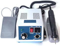 35,000RPM Electric Micromotor Rotary Tool Kit with Handpiece & Foot Pedal, Precision Engraving and Polishing Machine for Jewelry Carving, Nail Art, Woodworking & DIY Crafts