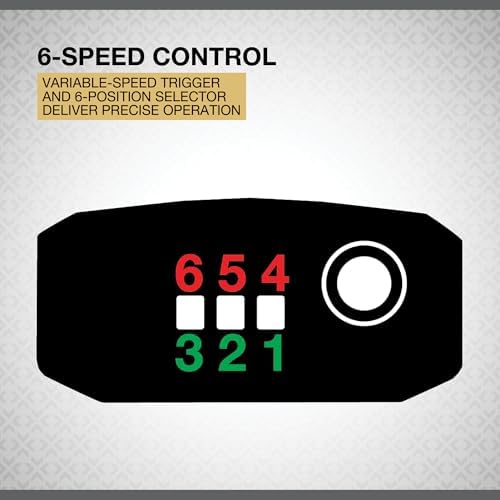Klutch Surface Conditioning Tool, KLiQ 20V, 3/4in. Spindle, 3000 RPM, Brushless Motor, Cordless, Bare Tool, Variable Speed, 6-Speed Control, Ergonomic Grip, Metal, Wood & Surface Finishing