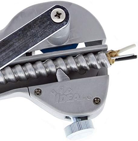 IDEAL Electrical 35-782 Sir Nickless Armored Cable Cutter - Metal Rotary Cable Cutter with Handle Knob. Power Tools and Accessories
