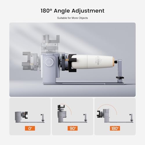 AlgoLaser 4-in-1 Y-axis Rotary Roller and Rotary Chuck for Engraving