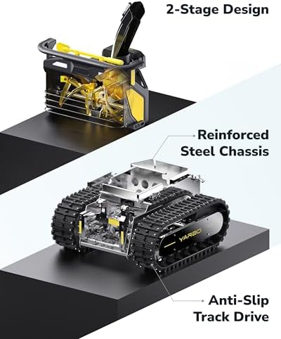 YARBO 2-Stage 24/7 Automated Robot Snow Blower with Modular Design
