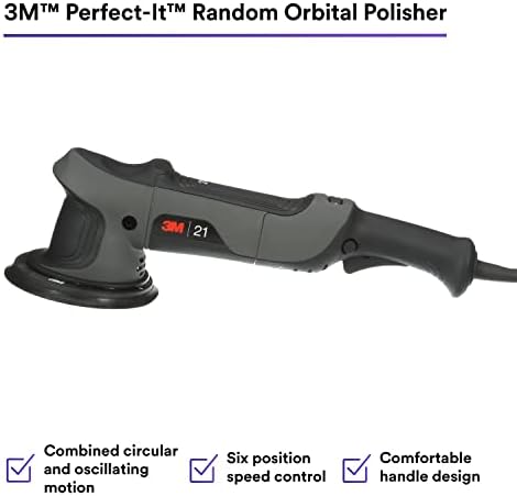 3M Perfect-It Random Orbital Polisher, 34101, 21mm, 120V/60Hz