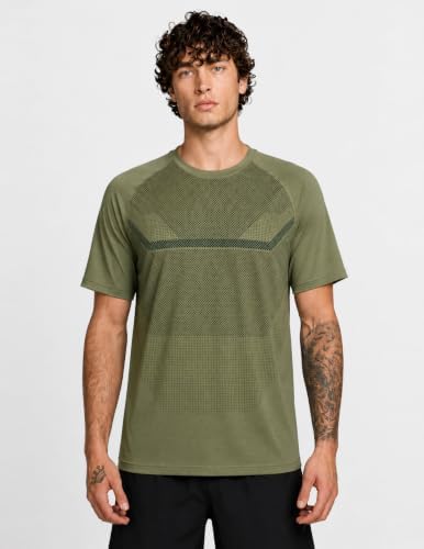 Liberty Imports 5 Pack Men's Active Quick Dry Crew Neck T Shirts
