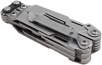 SOG PowerPint Mini Compact Stainless Steel Multi-Tool |18 Lightweight Specialty Tools & SOG Multitool Pliers Pocket Knife, Stone Wash