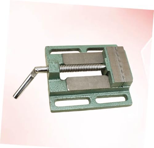 SEWACC 4-inch Drill Press Vise Bench Clamp Cast Iron Table Vise for Woodworking Machining and Milling Workholding Devices Random Color