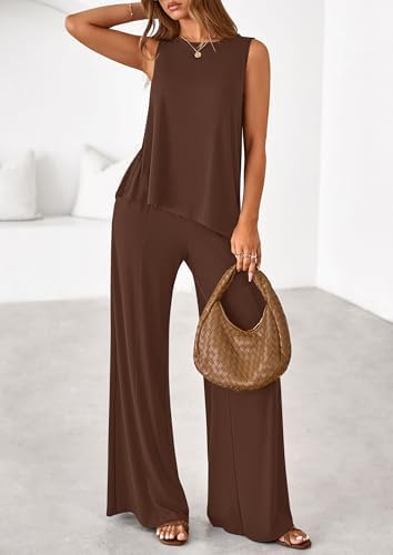 PRETTYGARDEN Women's Summer 2 Piece Matching Lounge Sets