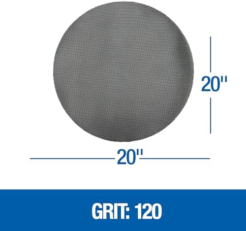 Mercer Industries - 447120 Floor Sanding Screen Disc, 10 Pack, 19", Grit 100