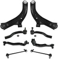TRQ Front Steering & Suspension Kit Control Arm Link Control Arm with Ball