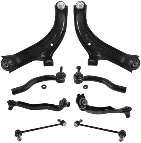 TRQ Front Steering & Suspension Kit Control Arm Link Control Arm with Ball