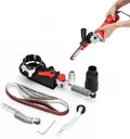 SagaSave Mini Belt Sander Sanding Head Adapter Electric Angle Grinder Sander Head Attachment for M14 Thread Spindle Electric Angle Grinder