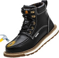 KELODON Waterproof Steel Toe Boots For Men 6" Moc Work Shoes