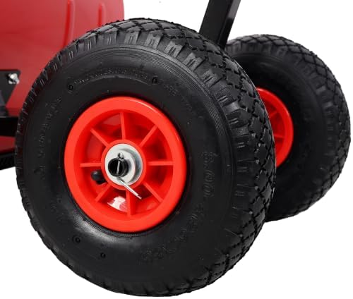 2026 Upgrade 29" Wide Snow Shovel with Wheels for Driveway