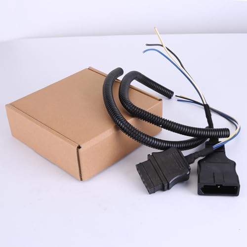 3 Pin Plow Side Wiring Harness, Truck and Plow Side Repair Harness Kit Fit for Western Fisher Plow Repair Ends Truck Side, Replace 27063 26359 27063W Connector Waterproof 3 Plug Repair End Set