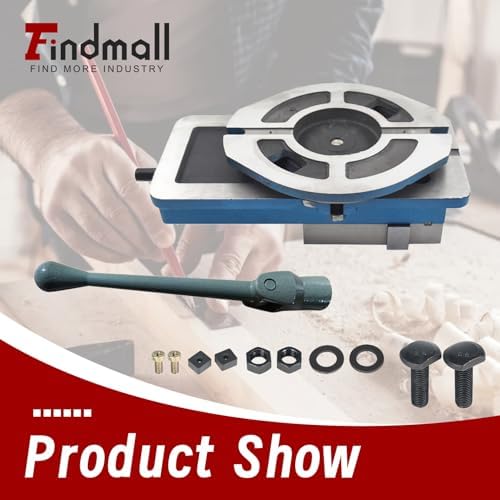 findmall 6 x 7-1/2" Accuracy Mill Vise Lengthen W/Swivel Base for Milling Shaping and Drilling Machines