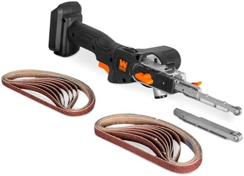 WEN 20V Max Cordless Variable Speed Detailing File Sander, Brushless (Tool Only – Battery Not Included) (20438BT)
