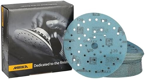 Mirka Galaxy Multifit Sandpaper 6 inch Grit 120 50 Discs