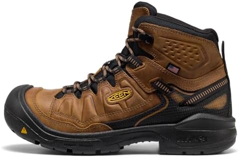 KEEN Utility Men's Targhee IV Waterproof Work Boot (Carbon Toe)