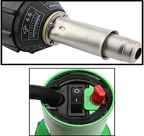 1600W Plastic Hot Air Welder Heating Gun PVC Vinyl Rod Welding Hot Gas Pistol Tool