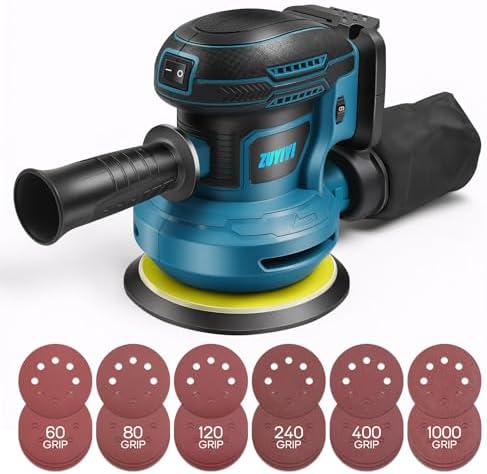 5" Cordless Random Orbital Sander for Makita 18V Battery, Bare Tool