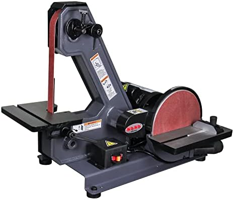 Benchtop Belt Disc Sander, 1x42 Belt, 8in Disc, 1/3 HP, KAKA BTM-200