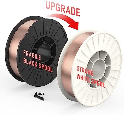 YESWELDER ER70S-6 MIG Welding Wire, 0.023 in 10 Pounds ABS Strong Spool