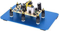 Toolour Soldering Helping Hands 6Pcs PCB Circuit Board Holder ESD Safe,Metal Magnetic Fixture Tower on the Blue Steel Base for Electronic Boards Repairing Soldering Desoldering Rework