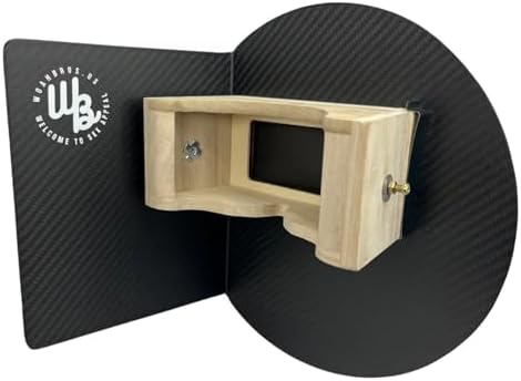 WoahBros Pancake Welding Hood | Carbon Fiber Lightweight Welding Helmet, Fits 2x4 Cheater Lens (Not Included) | Hawaiian