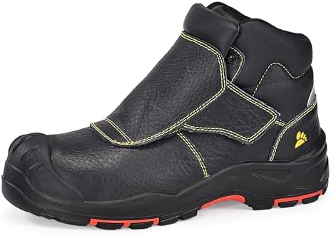 SAFETOE Welding Boots for Men - Composite Toe Safety Boot, Fire and 300 Heat Resistant, Welder Working Footwear