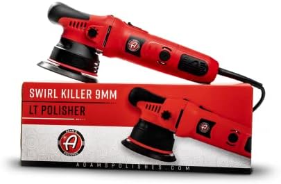 Adam's 9mm Dual Action Car Polisher - Buffer Car Scratch Remover for Car Detailing
