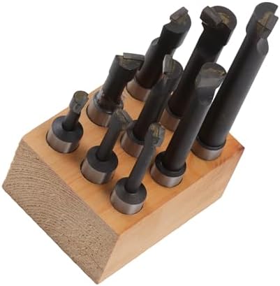 findmall 2 Inch Boring Head Tool Set, 3/4 Inch Straight Shank and 9Pcs 1/2 Inch C6 Boring Bar Set Milling Machines, Horizontal Milling Machines and Boring Machines