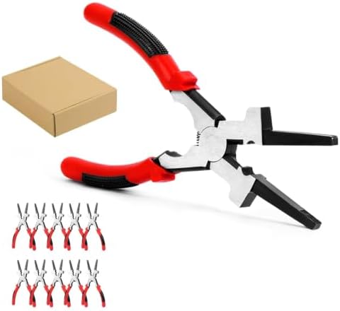 8" MIG Welding Pliers with Insulated Handles (Red 10Pack)