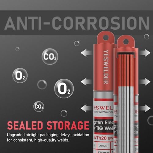 YESWELDER TIG Welding Tungsten Electrode Red Tip
