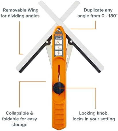 Bora MiteriX Angle Aluminum Wood Duplicator 530401