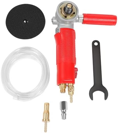 Wet Polisher Grinder, Pneumatic Polisher Air Wet Stone Grinder Air Polisher, Wet Polisher For Stone Wet Air Sander Polisher Water Mill Pneumatic Polishing Tool 4300RPM