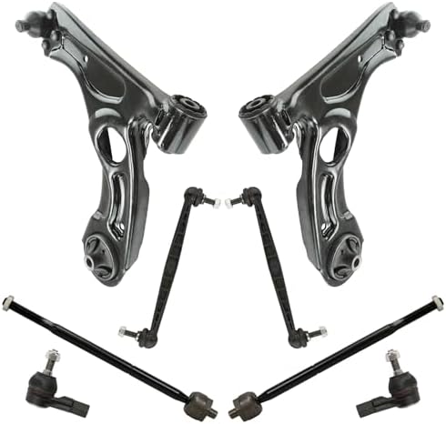 TRQ Front Steering and Suspension Kit Tie Rods Control Arms Ball Joints