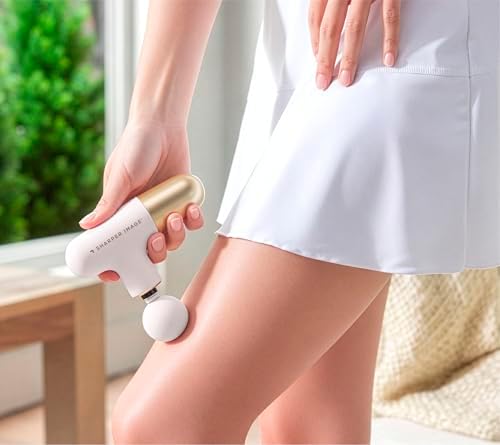 Sharper Image Powerboost Mini Deep Tissue Massage Gun, Powerful & Compact