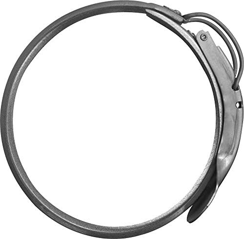 3260-0800-100900 Ducting Qf Clamp with Pin, 8" Dia, Galvanized Steel
