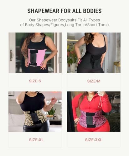FeelinGirl Waist Trainer for Women Corset Tummy Control Faja Body Shaper