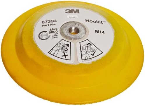 3M Hookit Disc Pad, 07394, 178 mm x 25 mm M14-2.0 Internal