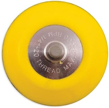 Chicago Pneumatic 8940158330 3-Inch Hook & Loop Pad, Yellow