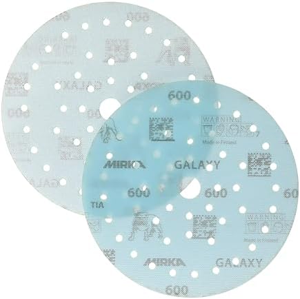Mirka Sandpaper Galaxy Multifit 6 inch Grit 600 50 Discs