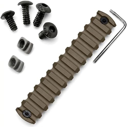 Gotical 13 Slots MLOK Picatinny Rail Section for M-Lok Handguard Flat Dark Earth Fit for 21mm Picatinny/Weaver Rails