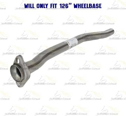 Exhaust Intermediate Pipe Compatible for 1998-2000 Ford Ranger 3.0L | 1998-2000 Ford Ranger 4.0L | Stainless Steel | Northeastern Exhaust | Includes Clamp, Gasket, and Spring Bolts | Direct-Fit