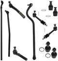 TRQ Front Steering & Suspension Kit Ball Joint Drag Link Sway Bar