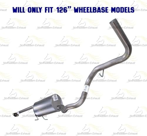 Northeastern Exhaust | Stainless Steel Exhaust Intermediate Pipe, Muffler & Tail Pipe Exhaust System Kit Compatible for Ford Ranger 2004-2011 4.0L | Free Gasket and Clamps Included