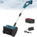 Cordless Brushless Snow Shovel, 1200W Adjustable Direction Snowplow, Road Snow Cleaning Tool for School Roads, Driveway Clearing, Patio