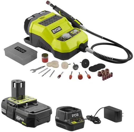 RYOBI P460SB ONE+ 18V Cordless Rotary Tool with 2.0 Ah Battery and Charger